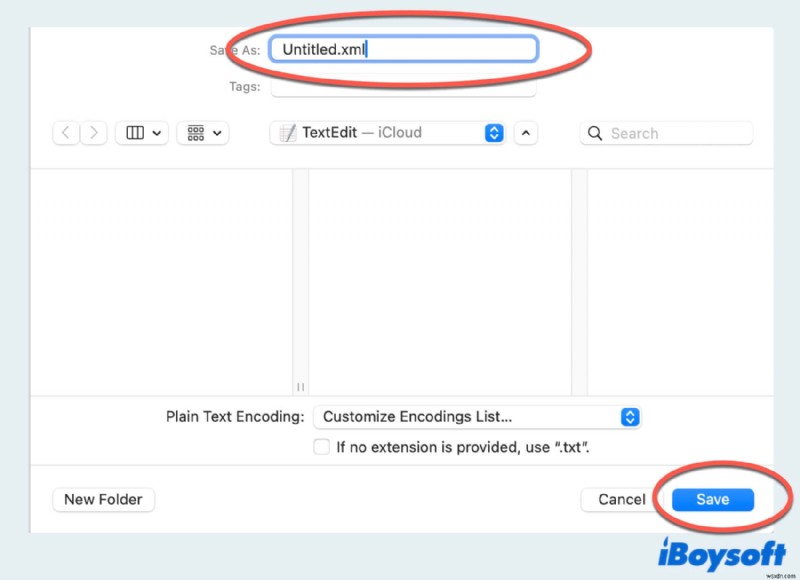 macOS-এ XML ফাইল তৈরি করার জন্য ধাপে ধাপে নির্দেশিকা 