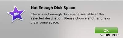 MacOS-এ iMovie-এর  Not Enough Disk Space  ত্রুটি ঠিক করুন - 7 সহজ সমাধান 