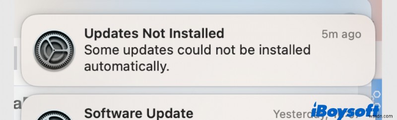macOS-এ আপডেটগুলি ইনস্টল করা হয়নি ত্রুটির সমাধান করুন:একটি ধাপে ধাপে নির্দেশিকা