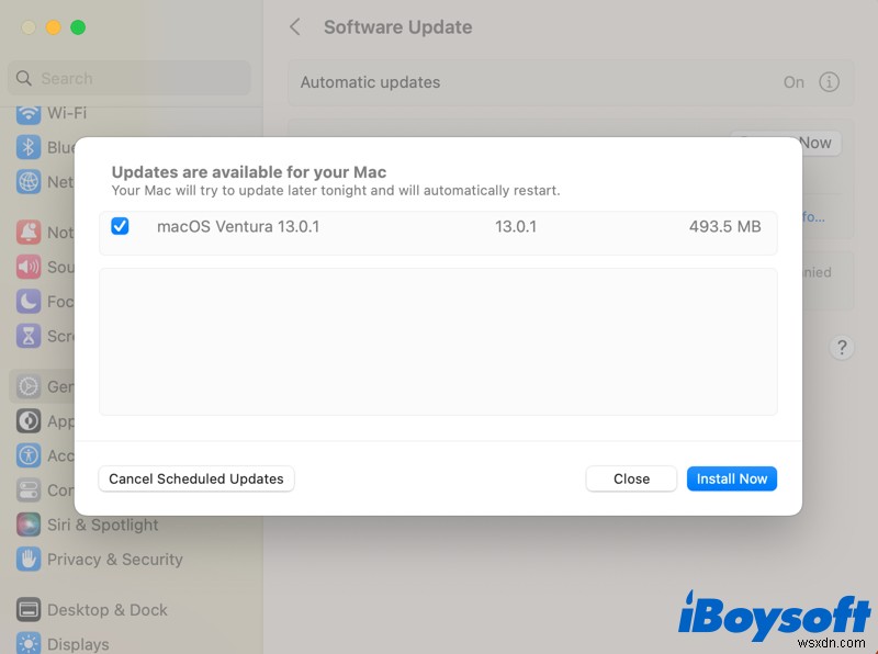 macOS-এ আপডেটগুলি ইনস্টল করা হয়নি ত্রুটির সমাধান করুন:একটি ধাপে ধাপে নির্দেশিকা