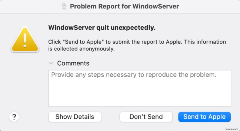MacOS Ventura/Monterey-এ  WindowServer Quit Unexpectedly  কীভাবে ঠিক করবেন 