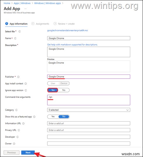 Intune-নথিভুক্ত উইন্ডোজ ডিভাইসগুলিতে Chrome বা যেকোনো LoB অ্যাপ স্থাপন করুন – ব্যাপক ধাপে ধাপে নির্দেশিকা 