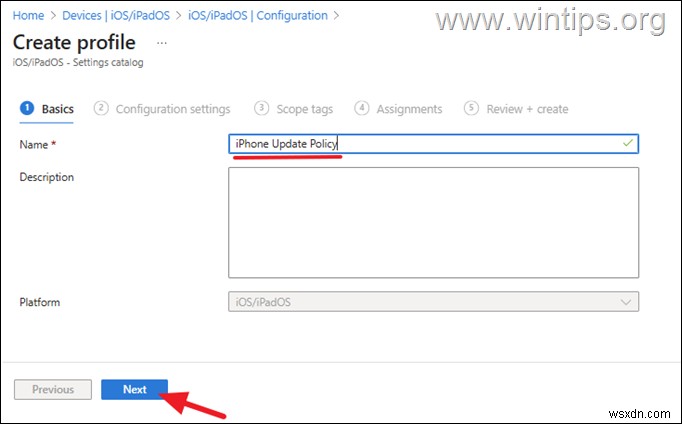 Microsoft Intune-এ iOS ডিভাইসগুলির জন্য একটি DDM আপডেট নীতি সেট আপ করার জন্য ধাপে ধাপে নির্দেশিকা 