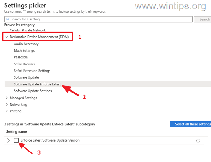 Microsoft Intune-এ iOS ডিভাইসগুলির জন্য একটি DDM আপডেট নীতি সেট আপ করার জন্য ধাপে ধাপে নির্দেশিকা 
