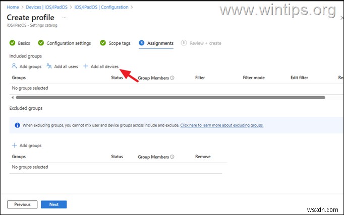 Microsoft Intune-এ iOS ডিভাইসগুলির জন্য একটি DDM আপডেট নীতি সেট আপ করার জন্য ধাপে ধাপে নির্দেশিকা 