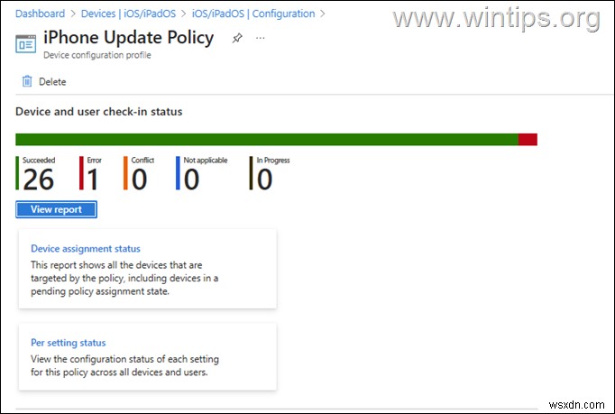 Microsoft Intune-এ iOS ডিভাইসগুলির জন্য একটি DDM আপডেট নীতি সেট আপ করার জন্য ধাপে ধাপে নির্দেশিকা 