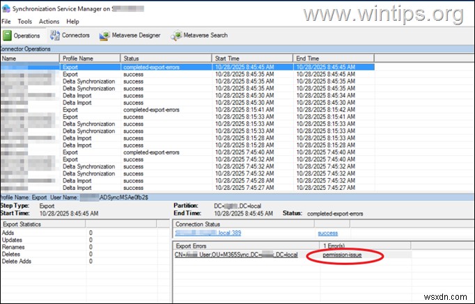 Azure AD Connect রপ্তানি অনুমতি ত্রুটি 8344 সমাধান করুন – ধাপে ধাপে নির্দেশিকা 