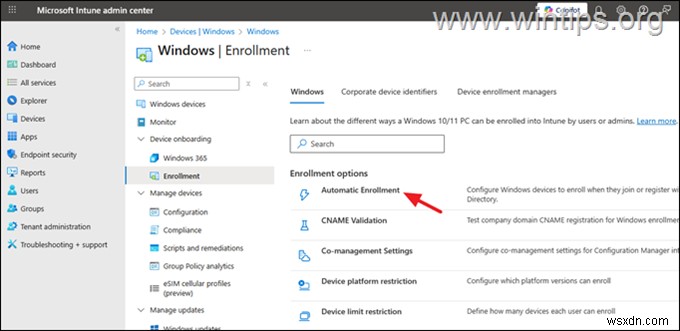 Microsoft 365 এবং Intune-এ ডিভাইস ম্যানেজমেন্ট সক্ষম করা যায়নি ত্রুটি (80192EE7 / -2145833241) সমাধান করুন