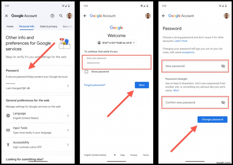 আপনার Google অ্যাকাউন্ট সুরক্ষিত করুন:কীভাবে আপনার পাসওয়ার্ড নিরাপদে পরিবর্তন বা রিসেট করবেন 
