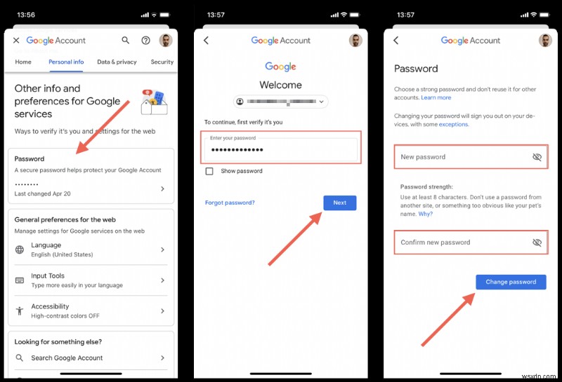 আপনার Google অ্যাকাউন্ট সুরক্ষিত করুন:কীভাবে আপনার পাসওয়ার্ড নিরাপদে পরিবর্তন বা রিসেট করবেন 
