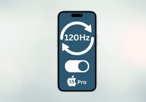 আপনার iPhone 15 Pro-তে 120Hz রিফ্রেশ রেট সক্ষম বা অক্ষম করুন - ধাপে ধাপে নির্দেশিকা 