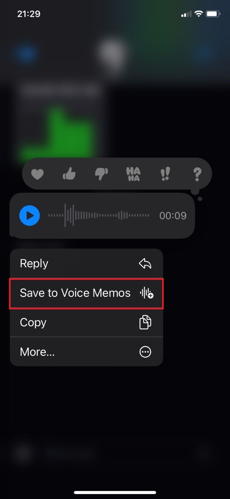 iMessage এ  একটি অডিও বার্তা রাখা  বোঝা:এর অর্থ কী এবং এটি কোথায় যায় 