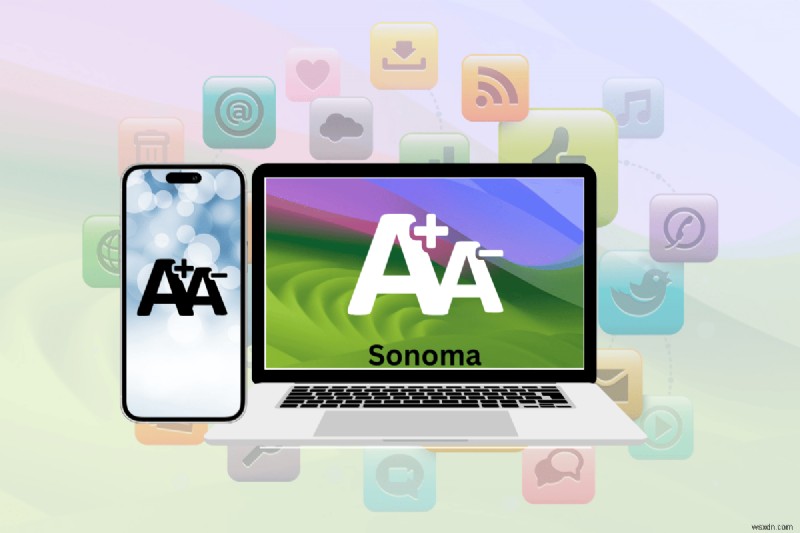 iPhone এবং macOS Sonoma-এ প্রতি অ্যাপে পাঠ্যের আকার সামঞ্জস্য করুন:একটি ধাপে ধাপে নির্দেশিকা 