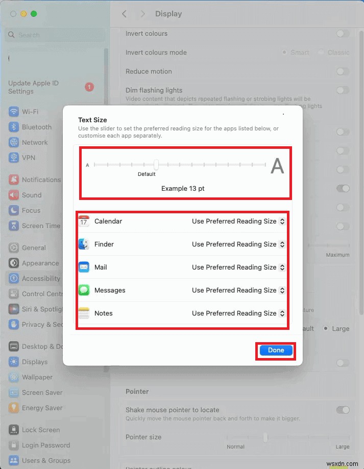 iPhone এবং macOS Sonoma-এ প্রতি অ্যাপে পাঠ্যের আকার সামঞ্জস্য করুন:একটি ধাপে ধাপে নির্দেশিকা 