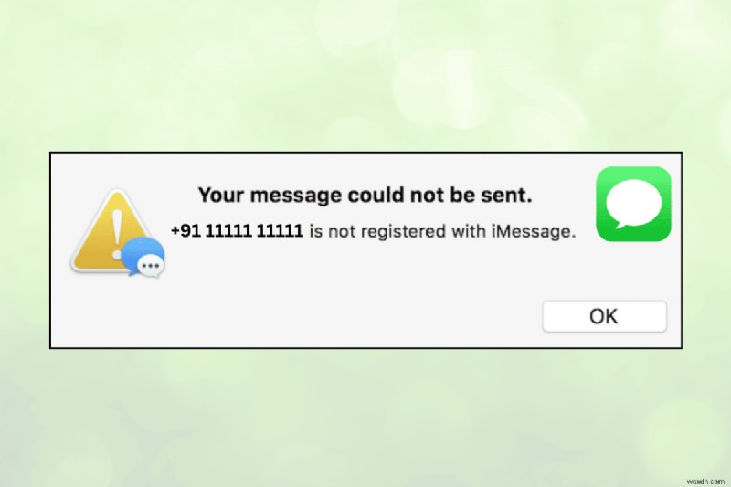 আইফোনে  ফোন নম্বর iMessage এর সাথে নিবন্ধিত নয়  ত্রুটি ঠিক করা 