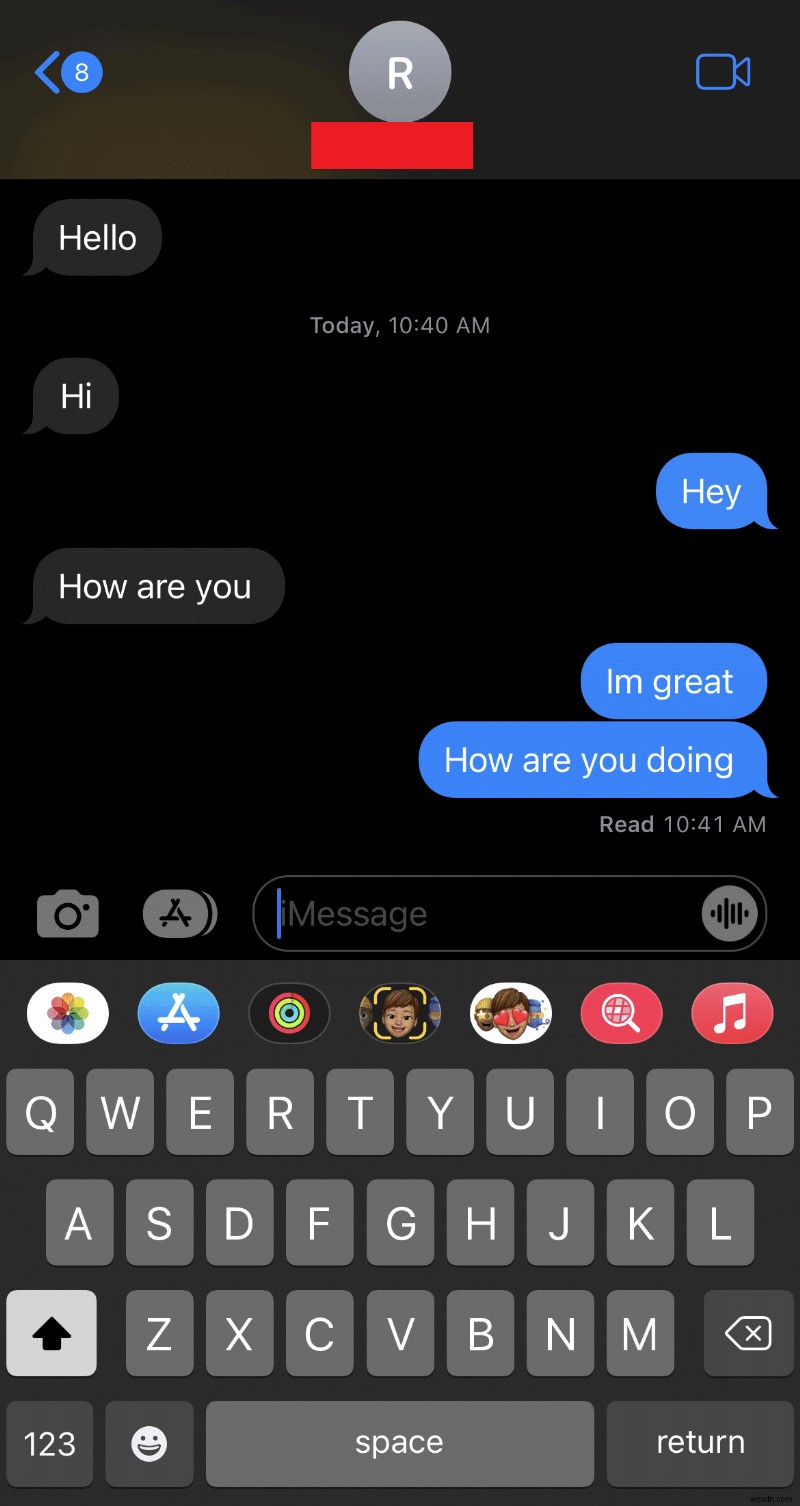 আপনি যখন স্ক্রিনশট করেন তখন কি iMessage আপনাকে অবহিত করবে? 