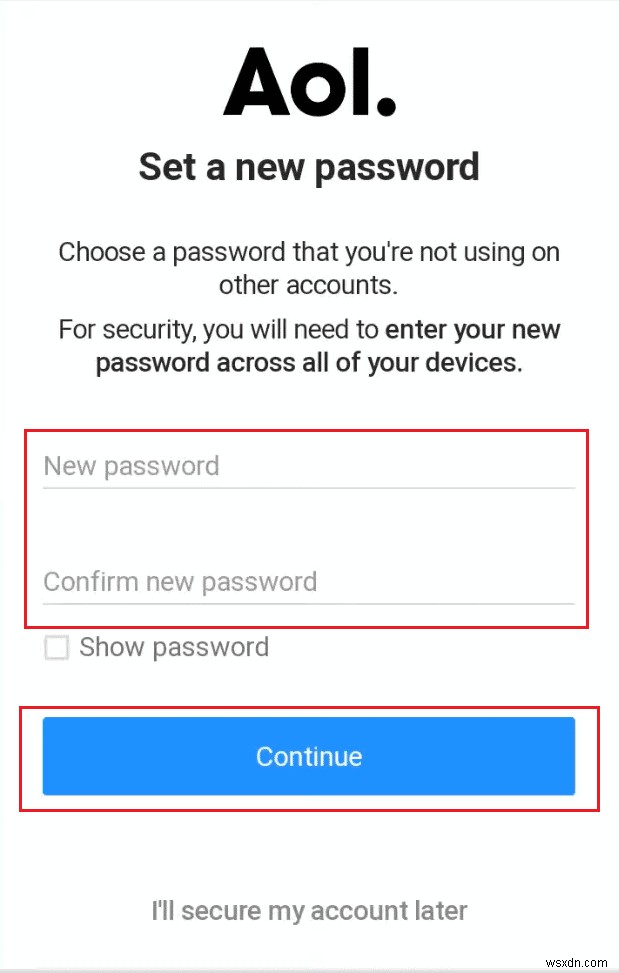 iPhone-এ আপনার AOL পাসওয়ার্ড পরিবর্তন করুন - ধাপে ধাপে নির্দেশিকা 