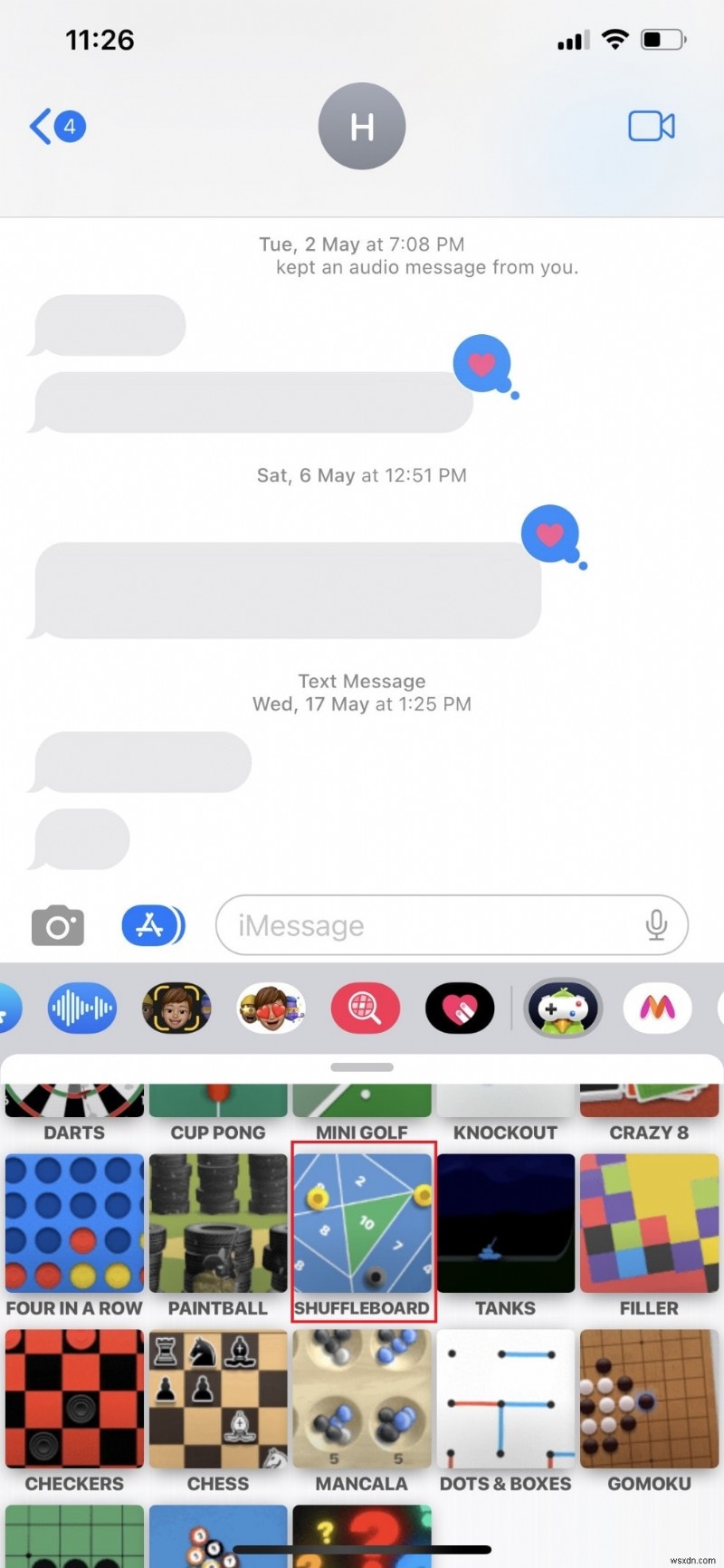 iMessage এ শাফেলবোর্ড খেলুন:অবিলম্বে জেতার জন্য ধাপে ধাপে নির্দেশিকা 