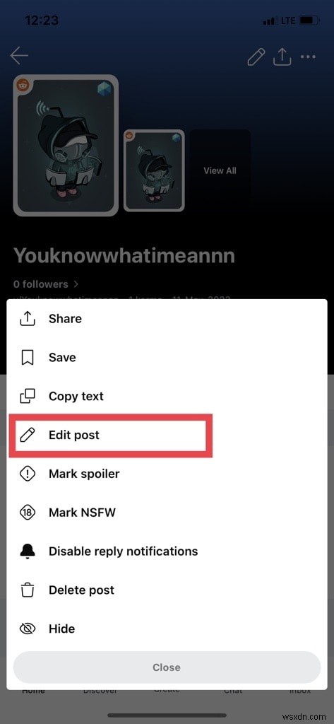 আইফোনে একটি Reddit পোস্ট সম্পাদনা করার জন্য ধাপে ধাপে নির্দেশিকা 
