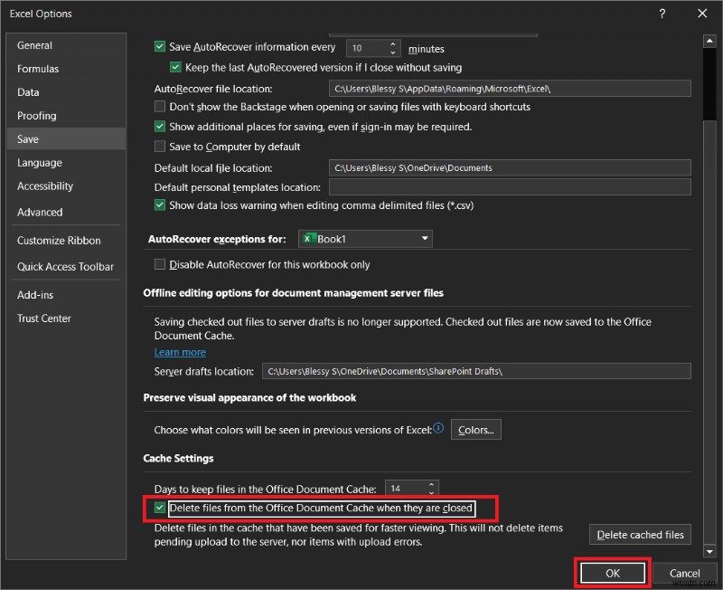 ধাপে ধাপে নির্দেশিকা:কার্যক্ষমতা বাড়াতে Windows 10-এ এক্সেল ক্যাশে সাফ করা 