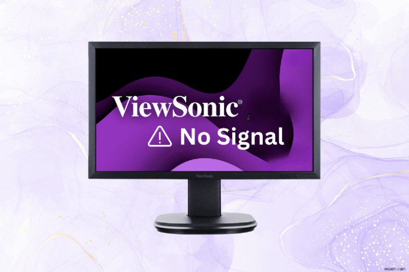 আপনার ViewSonic মনিটরে কোন সিগন্যাল শনাক্ত হয়নি সমাধান করুন:ধাপে ধাপে সংশোধন করুন