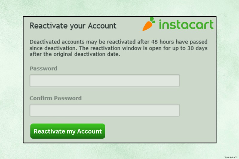আপনার Instacart অ্যাকাউন্ট দ্রুত পুনরুদ্ধার করুন:ধাপে ধাপে নির্দেশিকা 