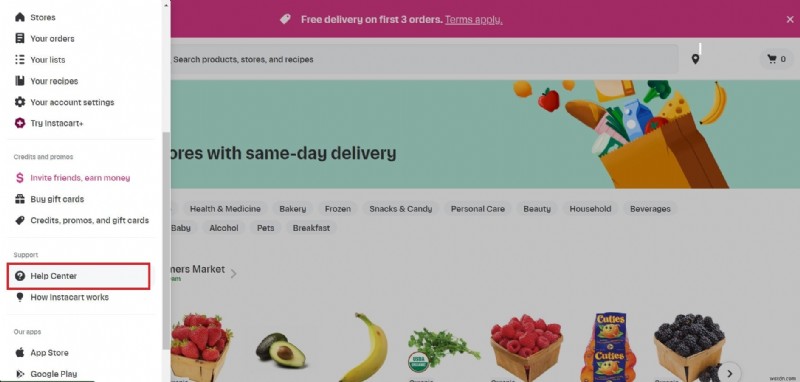 আপনার Instacart অ্যাকাউন্ট দ্রুত পুনরুদ্ধার করুন:ধাপে ধাপে নির্দেশিকা 