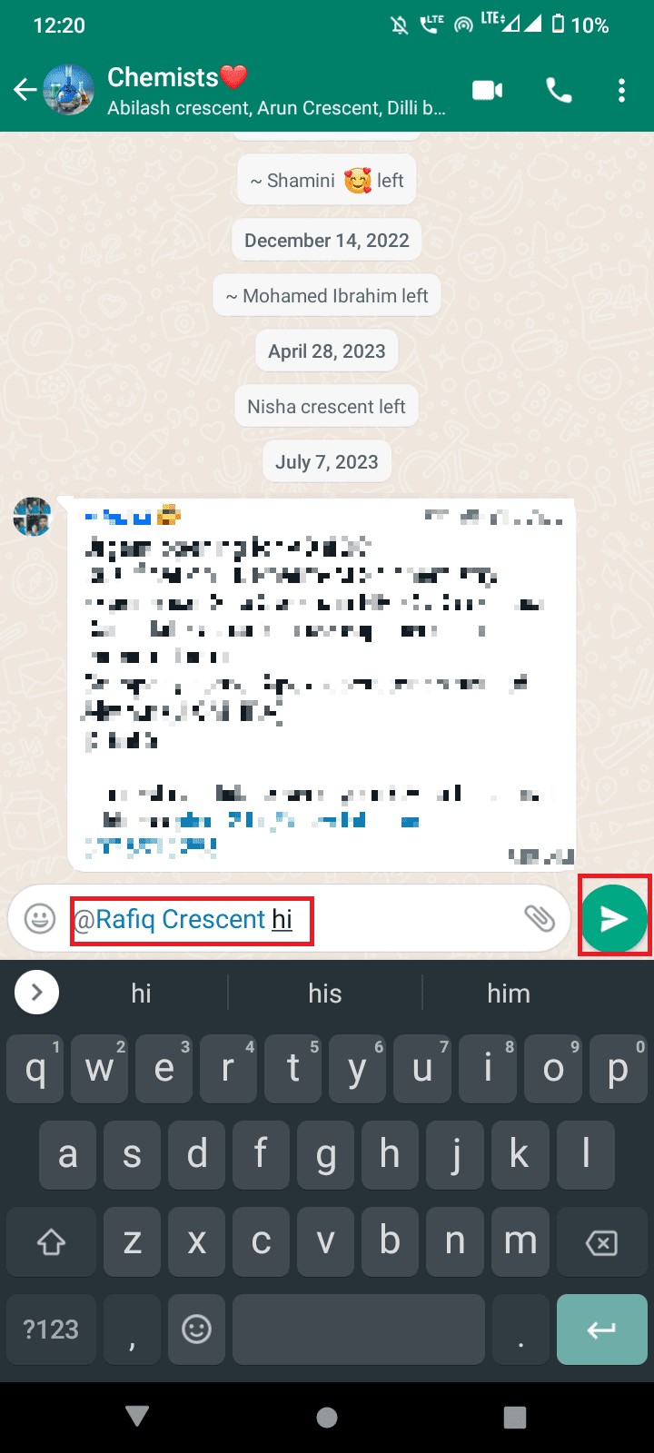 ধাপে ধাপে নির্দেশিকা:হোয়াটসঅ্যাপ গ্রুপে ব্যবহারকারীদের পিং করা 