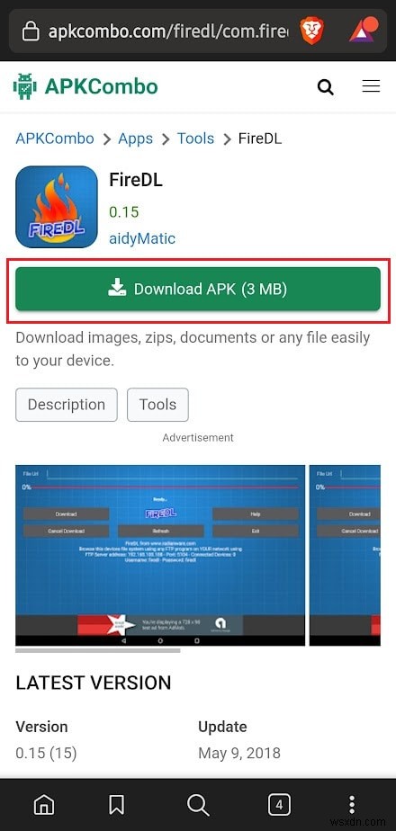 Android এ FireDL ডাউনলোড করুন:ধাপে ধাপে নির্দেশিকা 