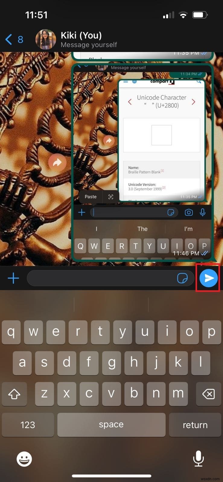 WhatsApp iPhone এ ফাঁকা বার্তা পাঠান:সহজ পদক্ষেপ এবং টিপস 