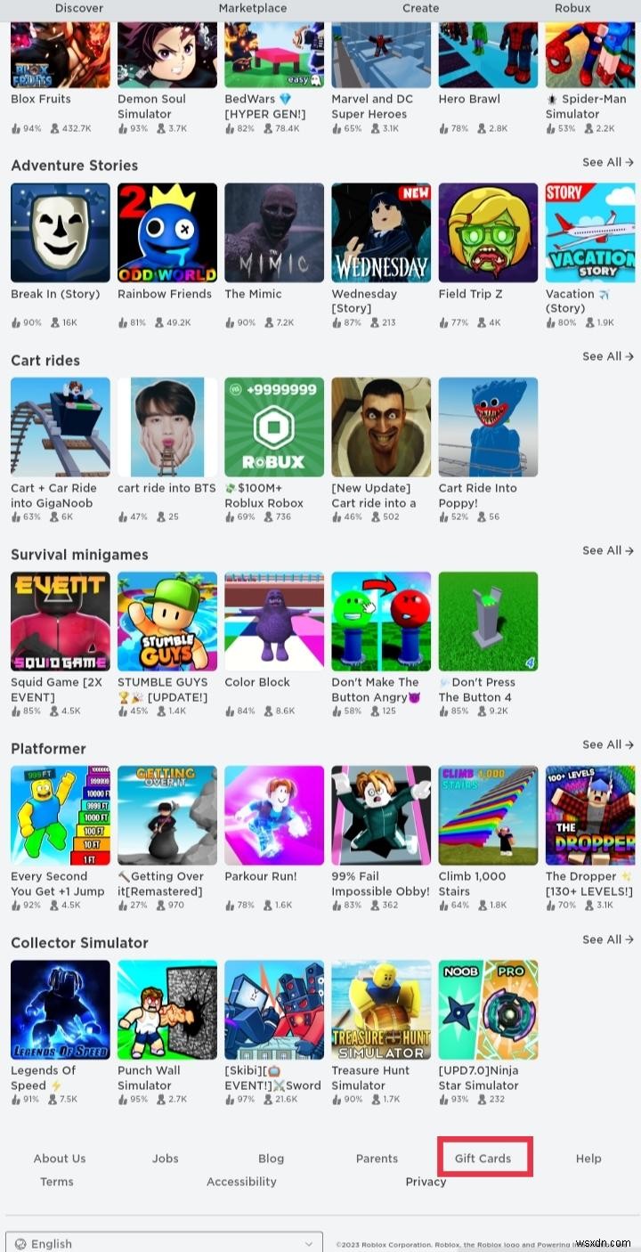 ধাপে ধাপে নির্দেশিকা:আপনার Roblox উপহার কার্ড রিডিম করা