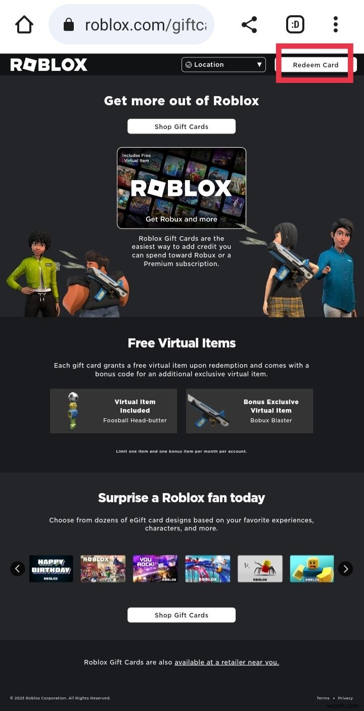 ধাপে ধাপে নির্দেশিকা:আপনার Roblox উপহার কার্ড রিডিম করা