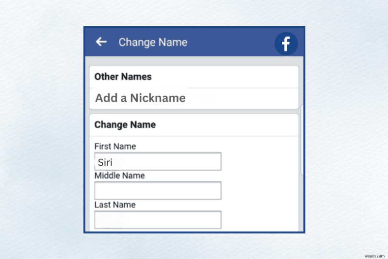 আপনার Facebook প্রোফাইলে একটি ডাকনাম যোগ করুন:ধাপে ধাপে নির্দেশিকা 