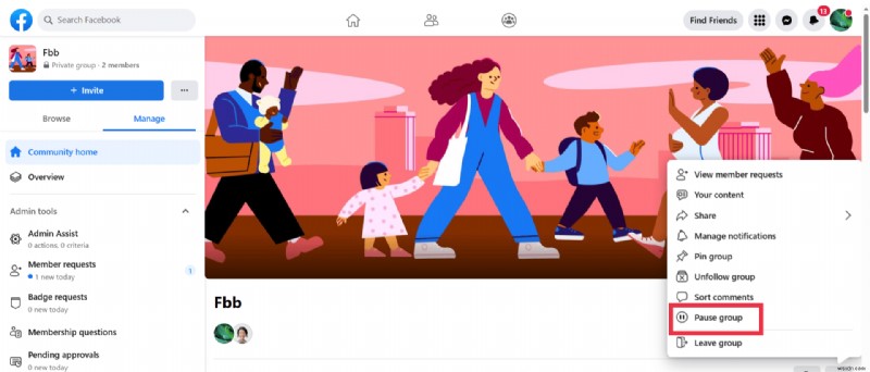 বৈশিষ্ট্যটি সরানোর পরেও একটি Facebook গোষ্ঠী সংরক্ষণাগার করুন:ধাপে ধাপে নির্দেশিকা