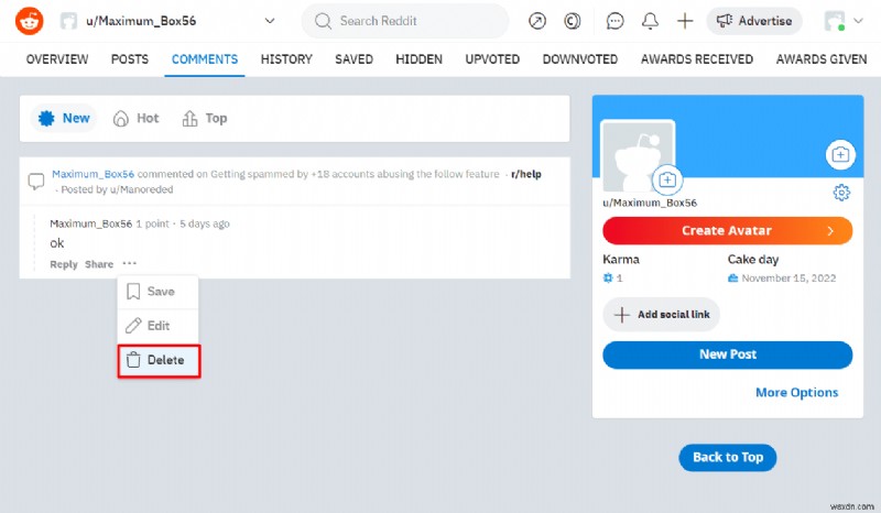 কিভাবে আপনার সমস্ত Reddit মন্তব্য মুছে ফেলবেন:4টি সহজ পদ্ধতি