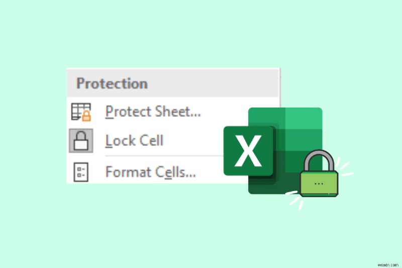 সম্পূর্ণ শীট লক না করেই Excel 2010/2016-এ পৃথক সেলগুলি সুরক্ষিত করুন