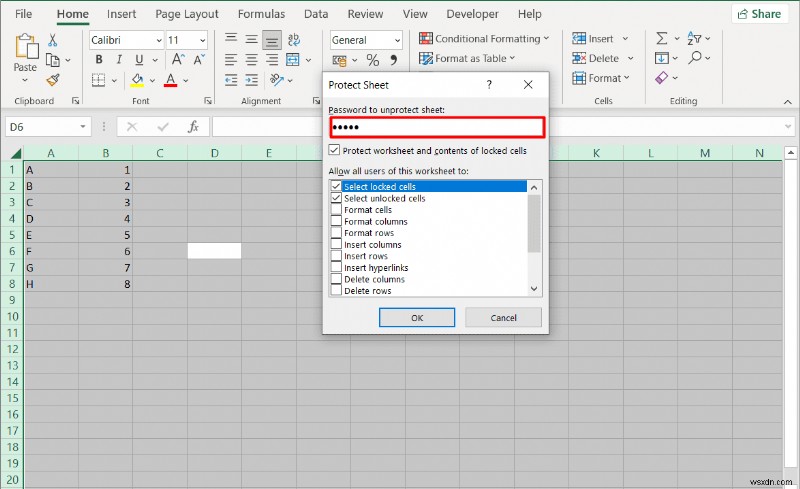 সম্পূর্ণ শীট লক না করেই Excel 2010/2016-এ পৃথক সেলগুলি সুরক্ষিত করুন