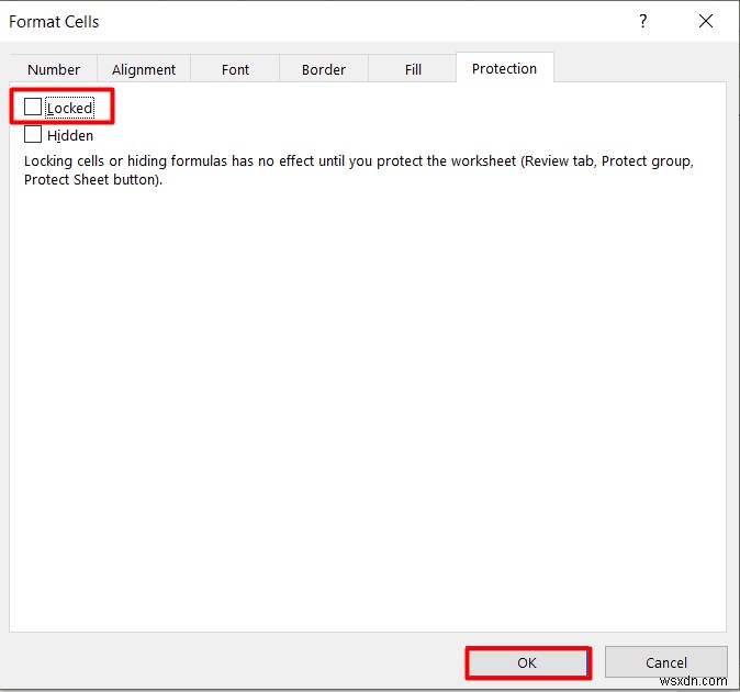 সম্পূর্ণ শীট লক না করেই Excel 2010/2016-এ পৃথক সেলগুলি সুরক্ষিত করুন