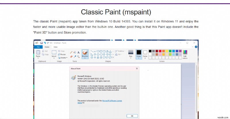 Windows 10-এ ক্লাসিক পেইন্ট ডাউনলোড করুন:ধাপে ধাপে নির্দেশিকা