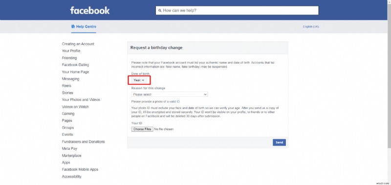 পরিবর্তনের সীমায় পৌঁছানোর পরে কীভাবে আপনার Facebook জন্মদিন রিসেট করবেন