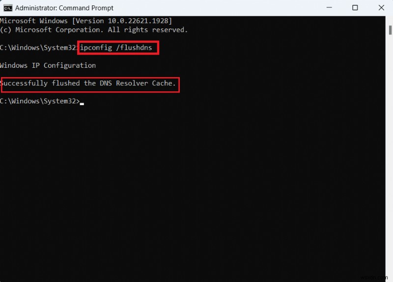 Windows 11-এ DNS ক্যাশে সাফ করার জন্য ধাপে ধাপে নির্দেশিকা 