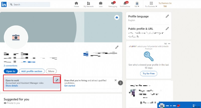 LinkedIn মোবাইল অ্যাপে ওপেন টু ওয়ার্ক ফিচারটি নিষ্ক্রিয় করুন – ধাপে ধাপে নির্দেশিকা