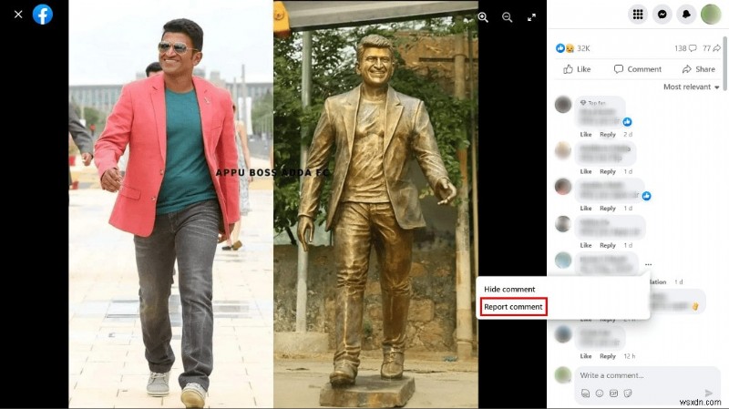 ধাপে ধাপে নির্দেশিকা:কিভাবে Facebook এ একটি মন্তব্য রিপোর্ট করবেন