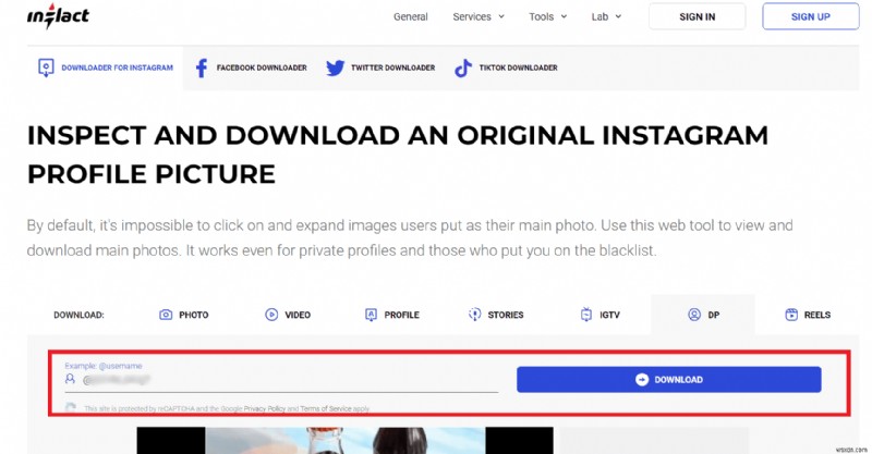নিরাপদে Instagram প্রোফাইল ছবি ডাউনলোড করার জন্য ধাপে ধাপে নির্দেশিকা 