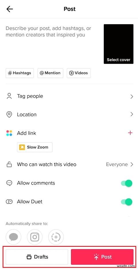 TikTok-এ ক্যামেরা রোল ভিডিও যোগ করুন:একটি ধাপে ধাপে নির্দেশিকা 