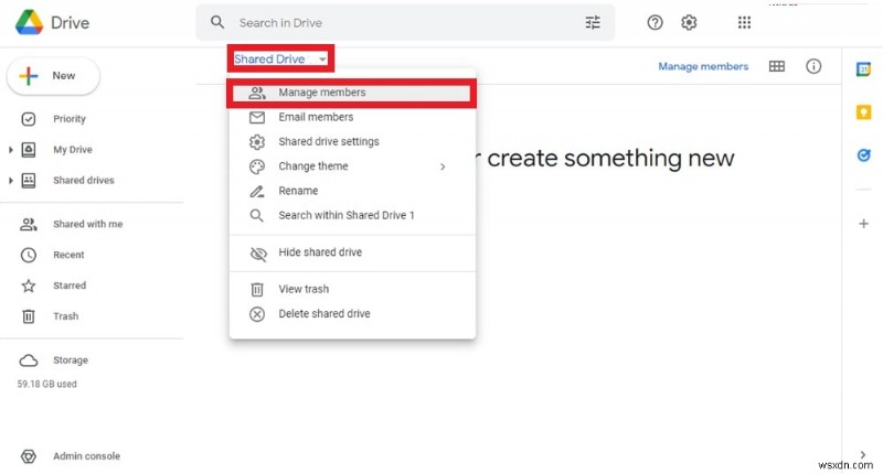 Google ড্রাইভে একটি শেয়ার্ড ড্রাইভ মুছে ফেলার জন্য ধাপে ধাপে নির্দেশিকা৷ 