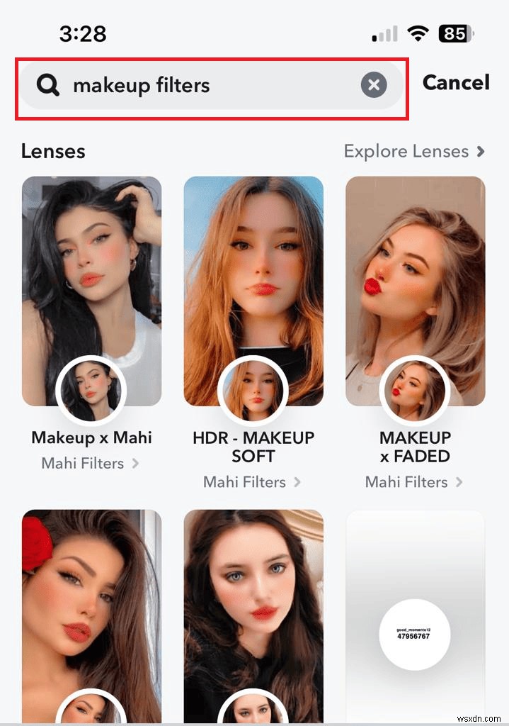 Snapchat এর মেকআপ ফিল্টার অ্যাক্সেস করার জন্য ধাপে ধাপে নির্দেশিকা 