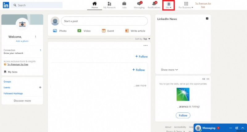 LinkedIn থেকে নিরাপদে সাইন আউট করুন:ধাপে ধাপে নির্দেশিকা 