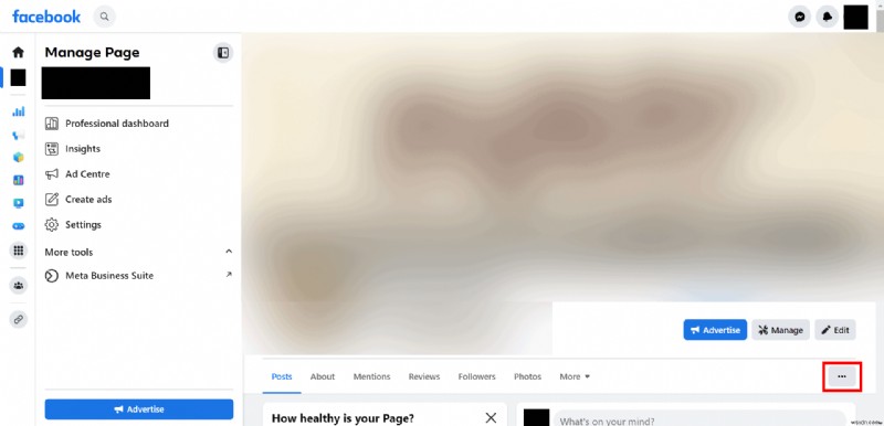 ডেস্কটপে ভিজিটর হিসাবে আপনার Facebook পৃষ্ঠা দেখুন - ধাপে ধাপে নির্দেশিকা 