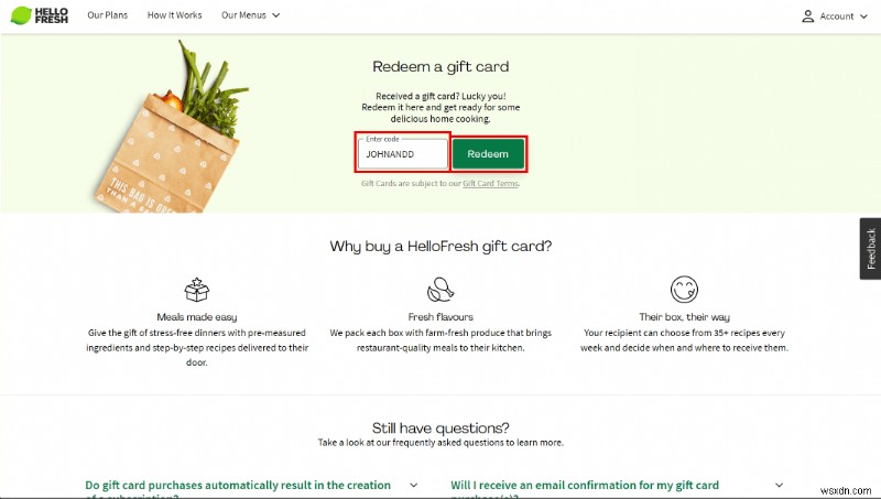 কিভাবে HelloFresh উপহার দেবেন:বন্ধুকে একটি সুস্বাদু খাবারের কিট কার্ড পাঠান 